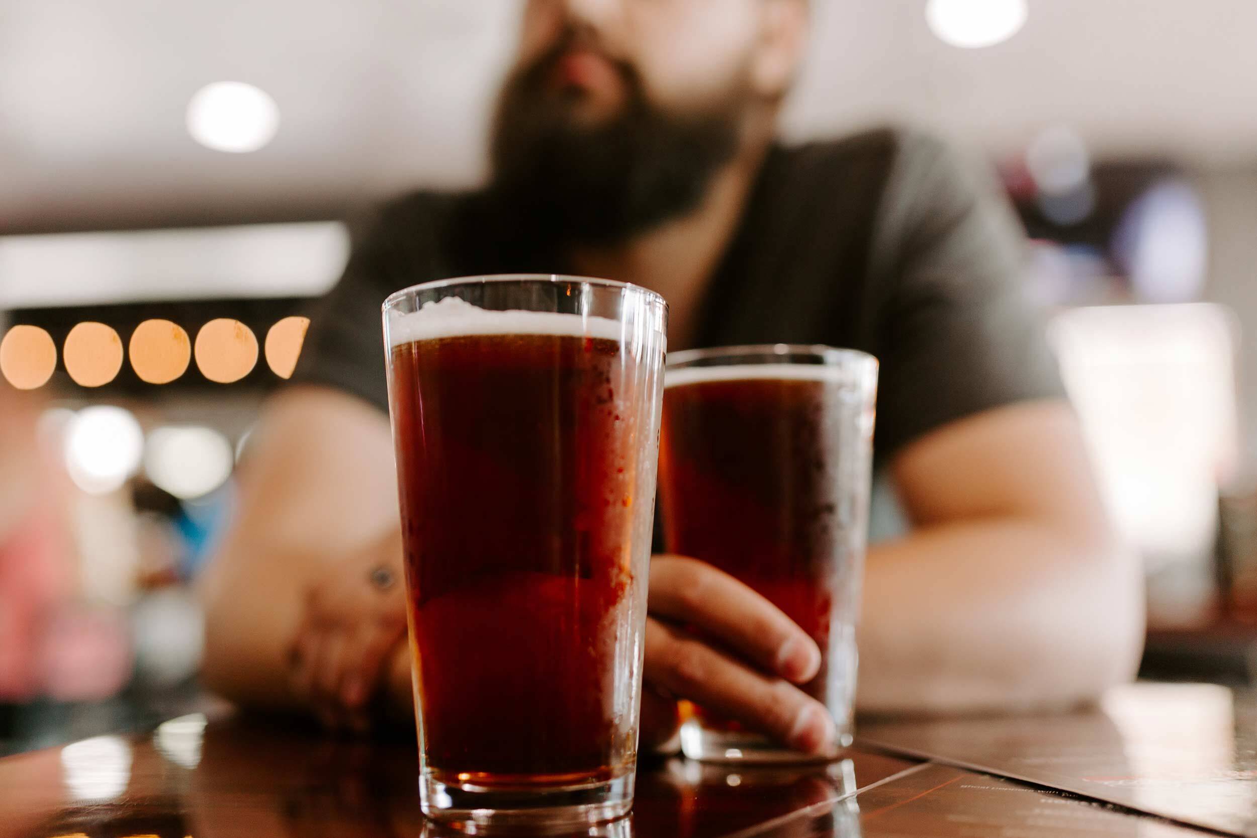 Two Beers in Brewery